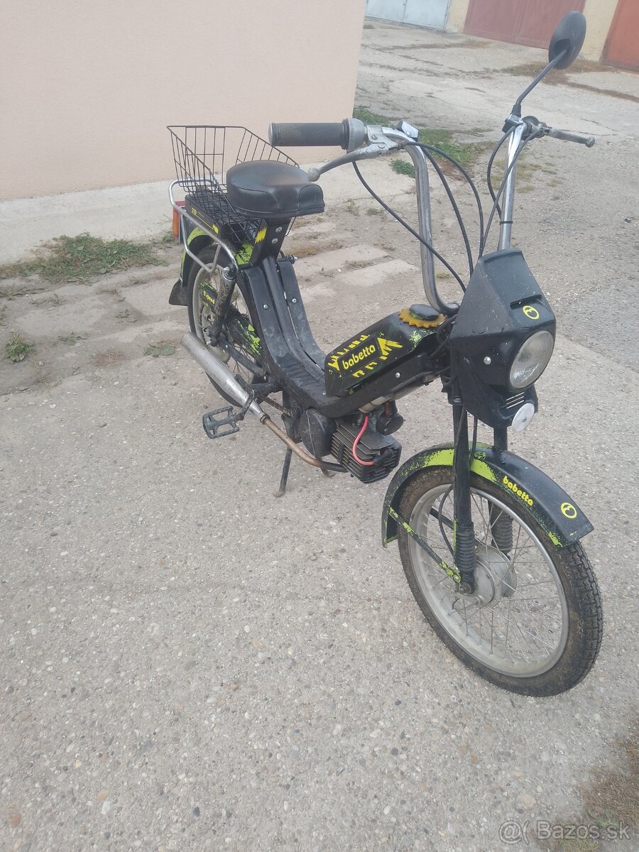 Babetta jawa 210 2-rychlostna tp karticka dobrý stav