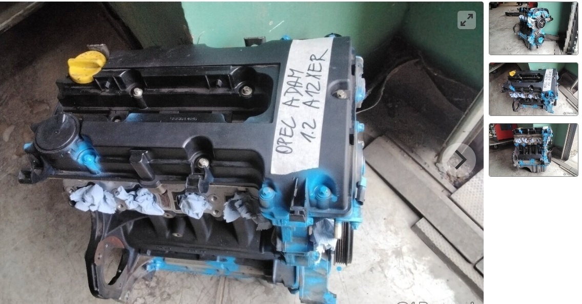 OPEL ADAM 1.2 2013 predám MOTOR A12XER OPEL