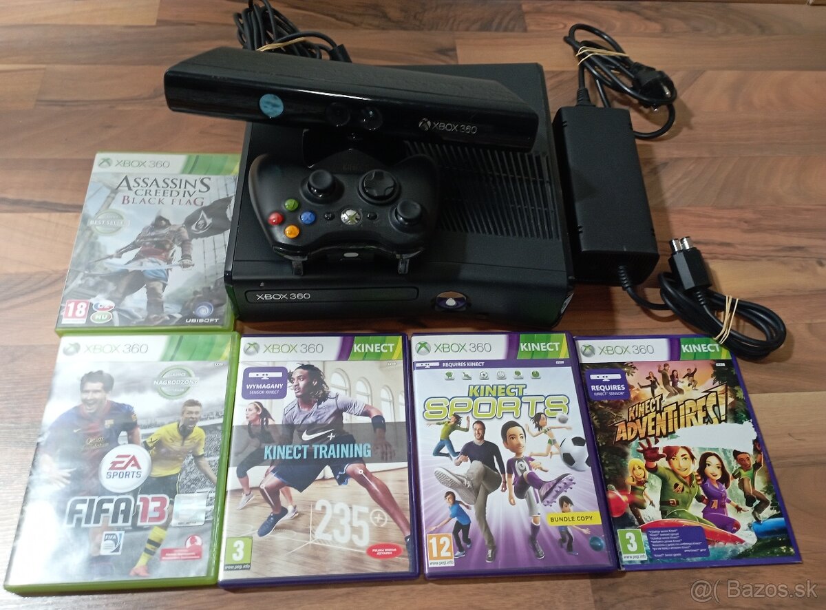 XBOX 360 SLIM 250GB HDD aj s kinectom