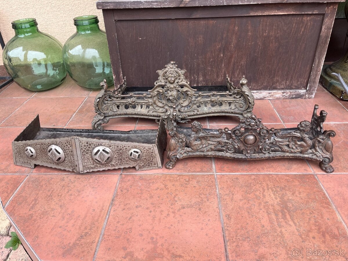 Zdobené predložky pred kachle