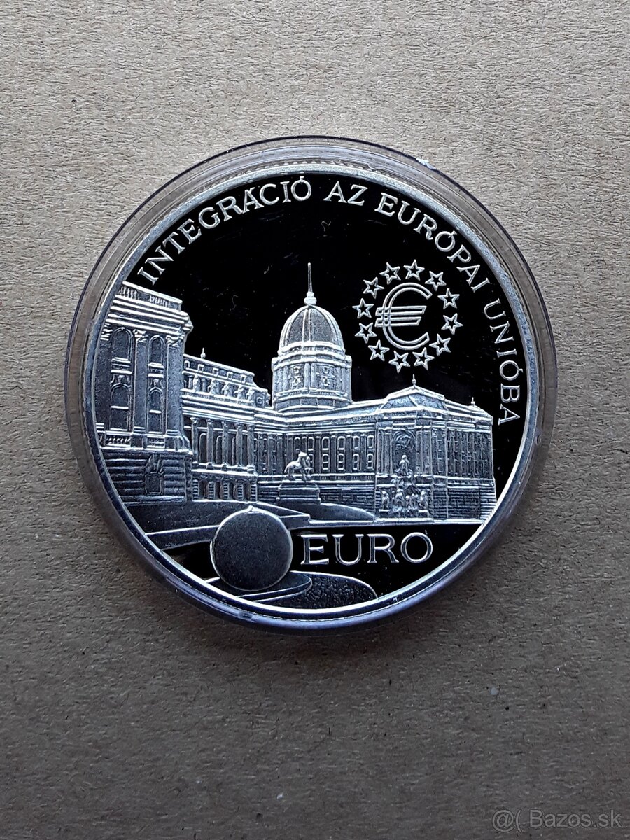 Minca 2000 Forint 1997 proof, striebro