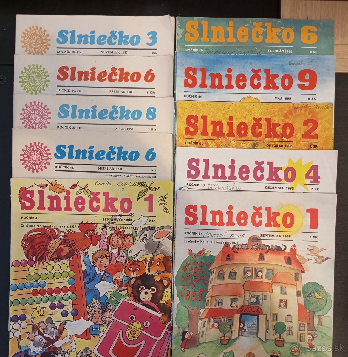 18 čísel detského časopisu Slniečko