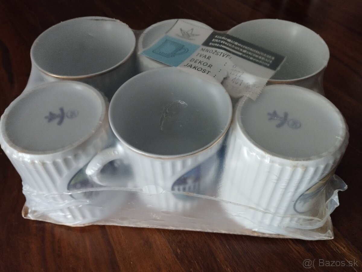 Originálne zabalený porcelán