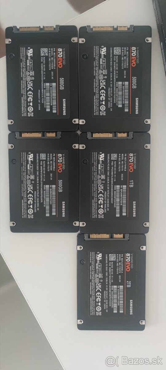Predám Samsung 870 EVO 500GB