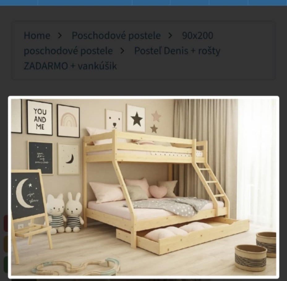 Nová poschodová posteľ