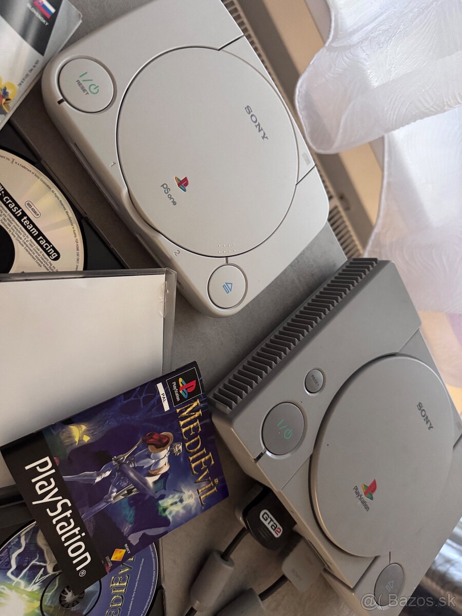 Zberateľské Playstation 1 a psone s hrami