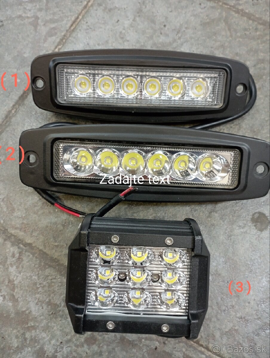 Predám pracovné LED svetlá VYPREDAJ