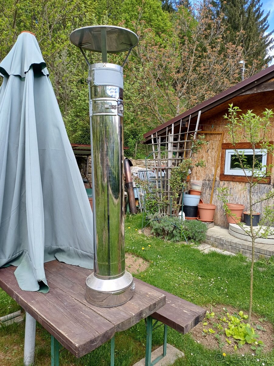 Nerezový nástavec komína