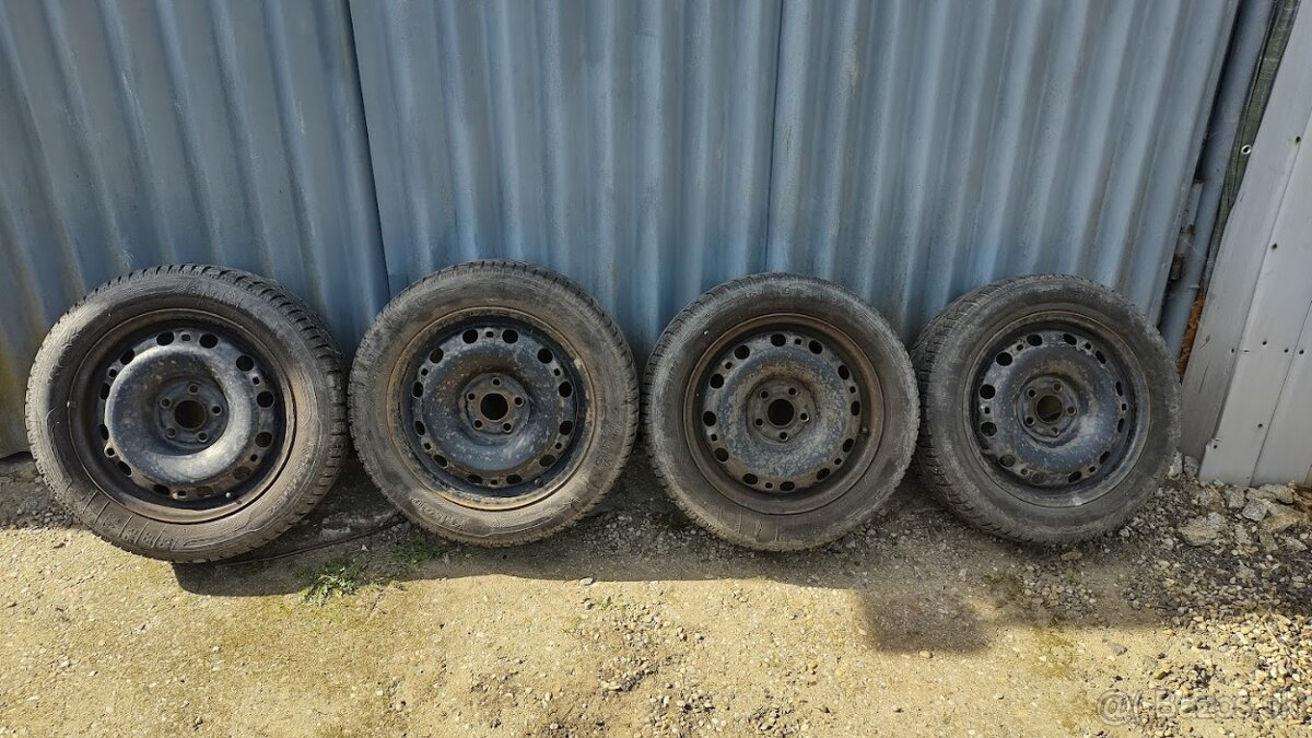 Predám kolá 5x100 195/55r15 Fabia 2