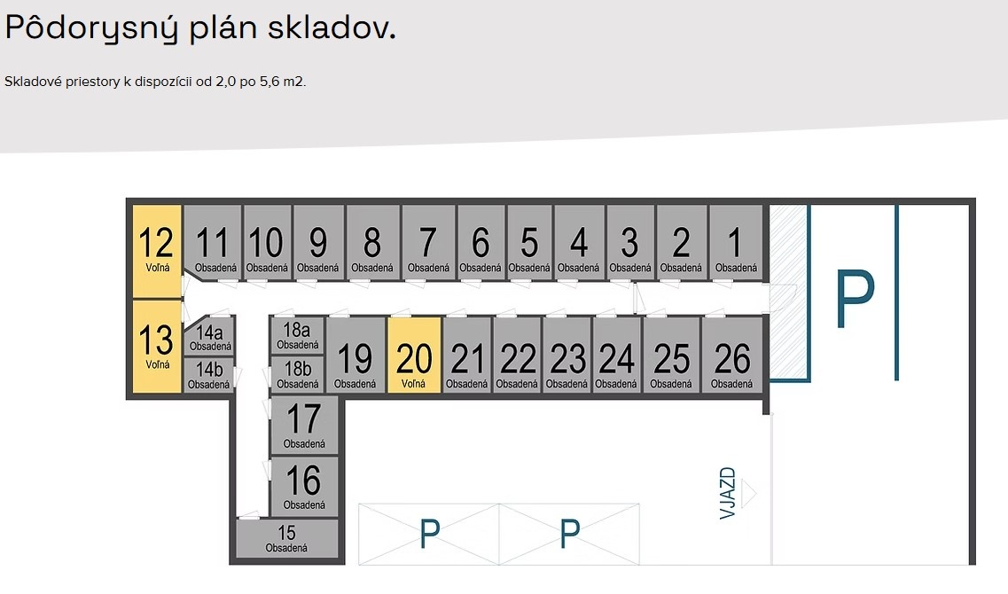 Kobka č.13, plocha 5,2m², Mierová 58, Bratislava