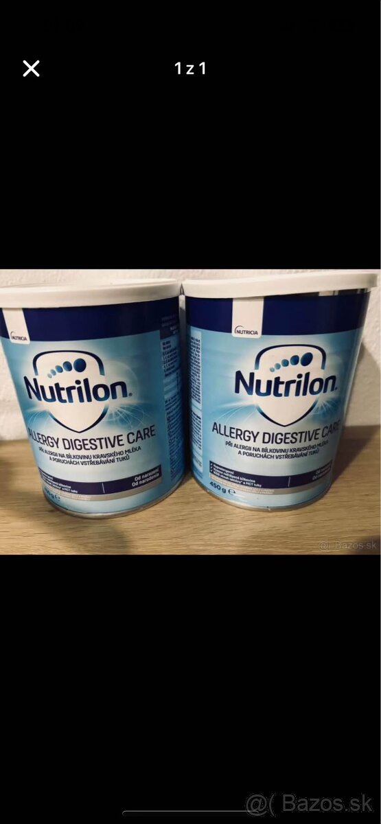 Predám Nutrilon Allergy digestive care