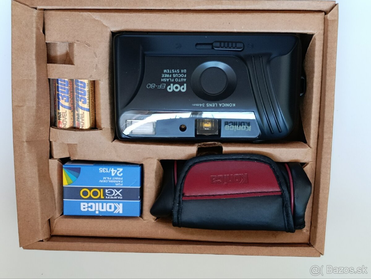 Nepoužitý analógový fotoaparát Minolta