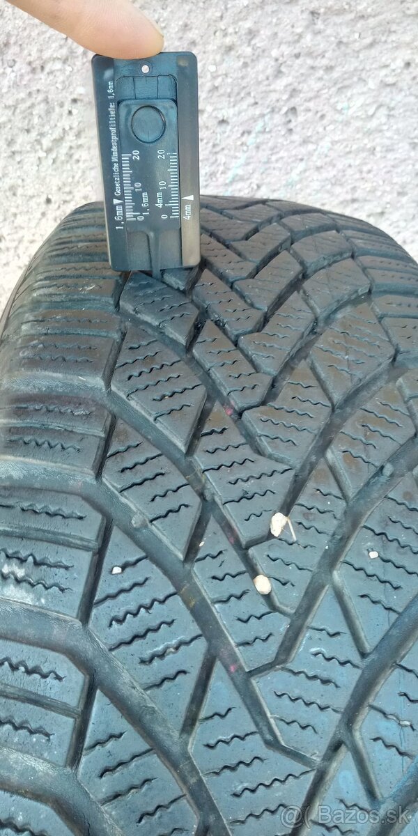 Predám 1 ks zimné pneu Continental 195/65 R15T