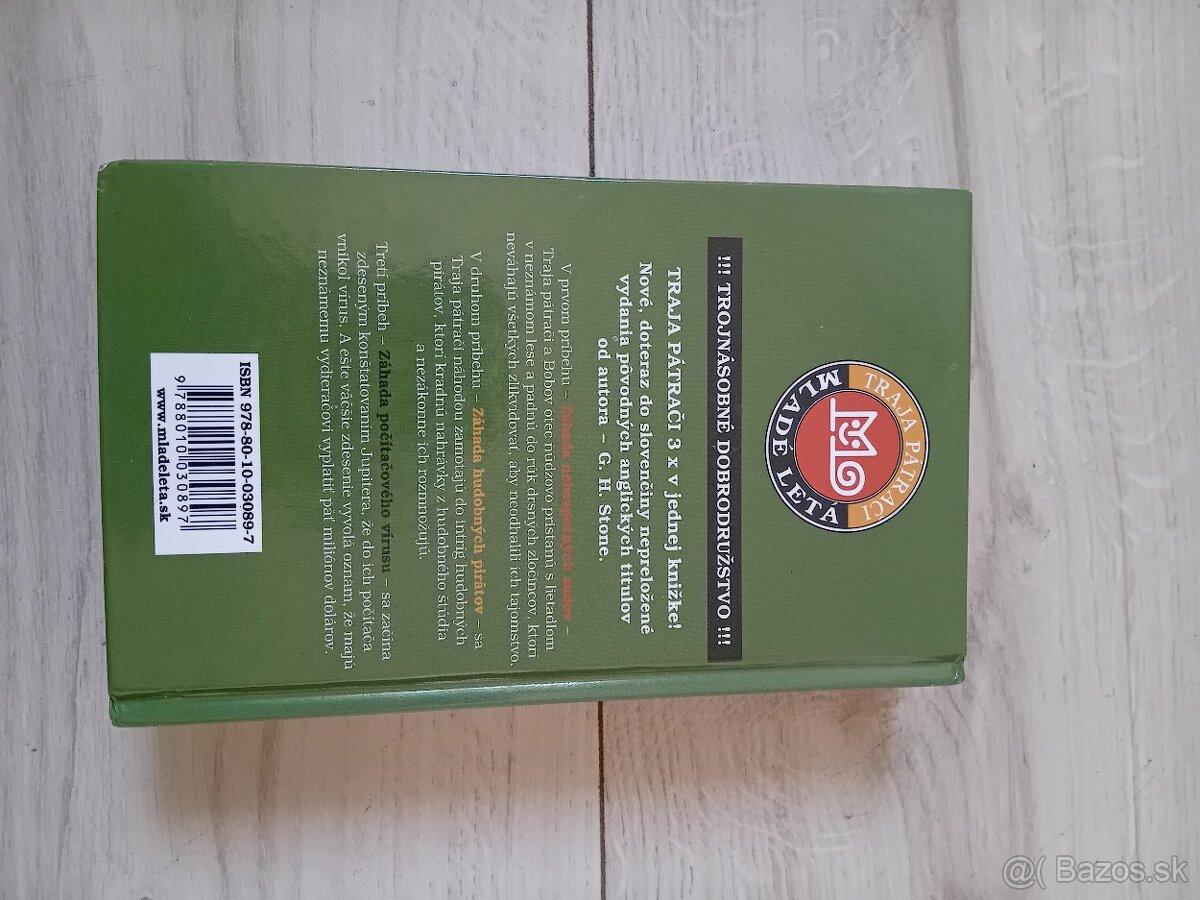 Traja Pátrači 3× Kniha
