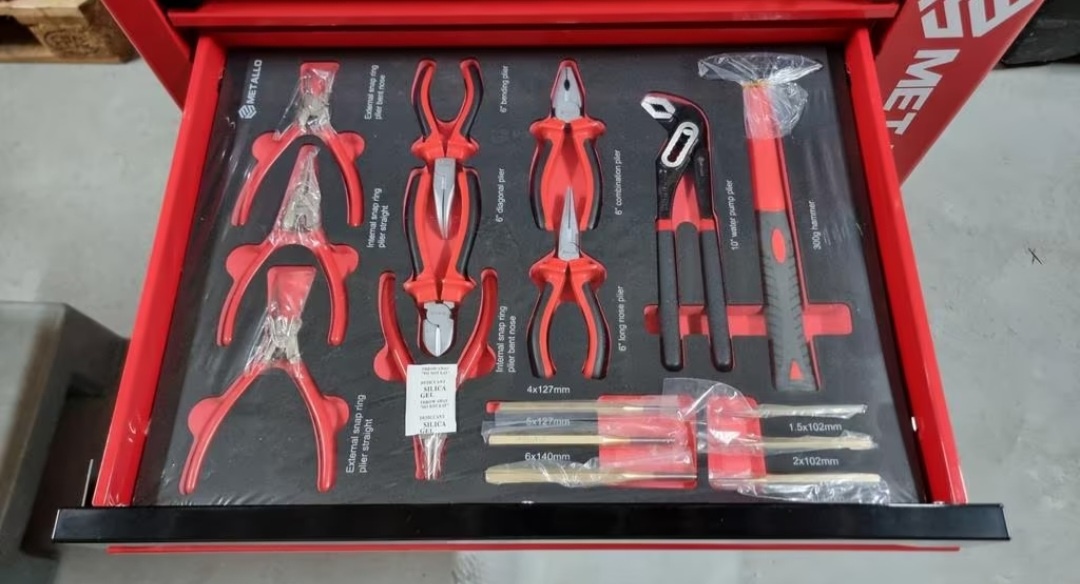 METALLO Professional Tools – Dielenský vozík XXL s kompletno