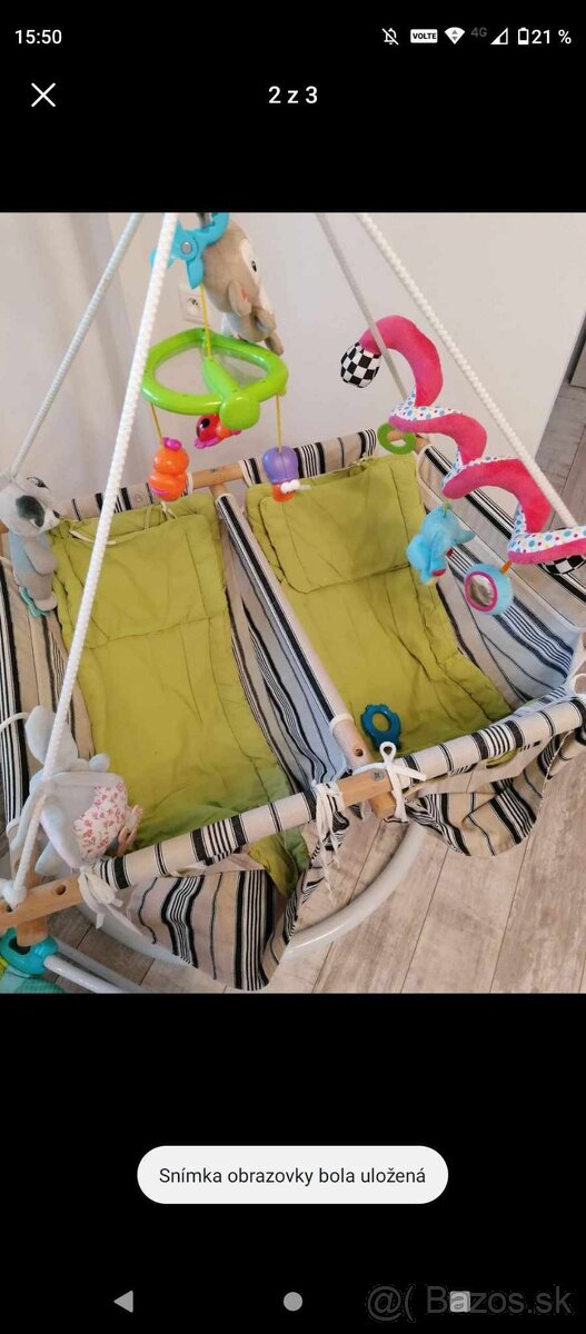 Hojdavak (hojdačka hačka) pre dvojičky