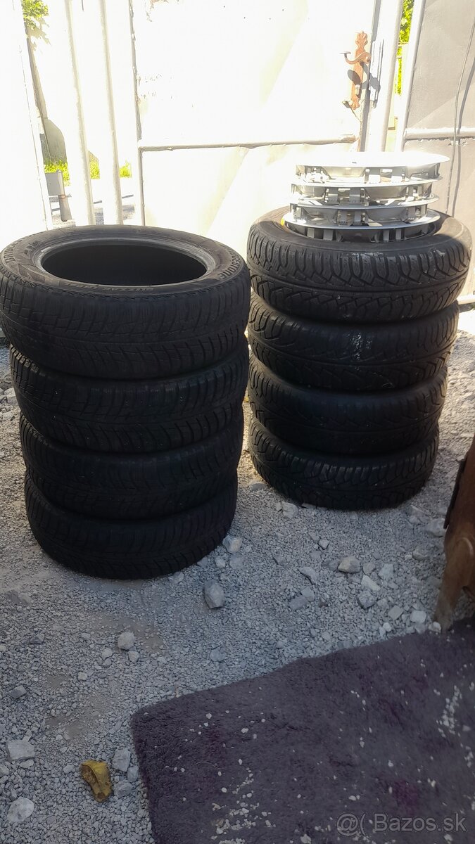 Zimné pneumatiky 185/60R15, 185/65R15 disky+puklice Dacia