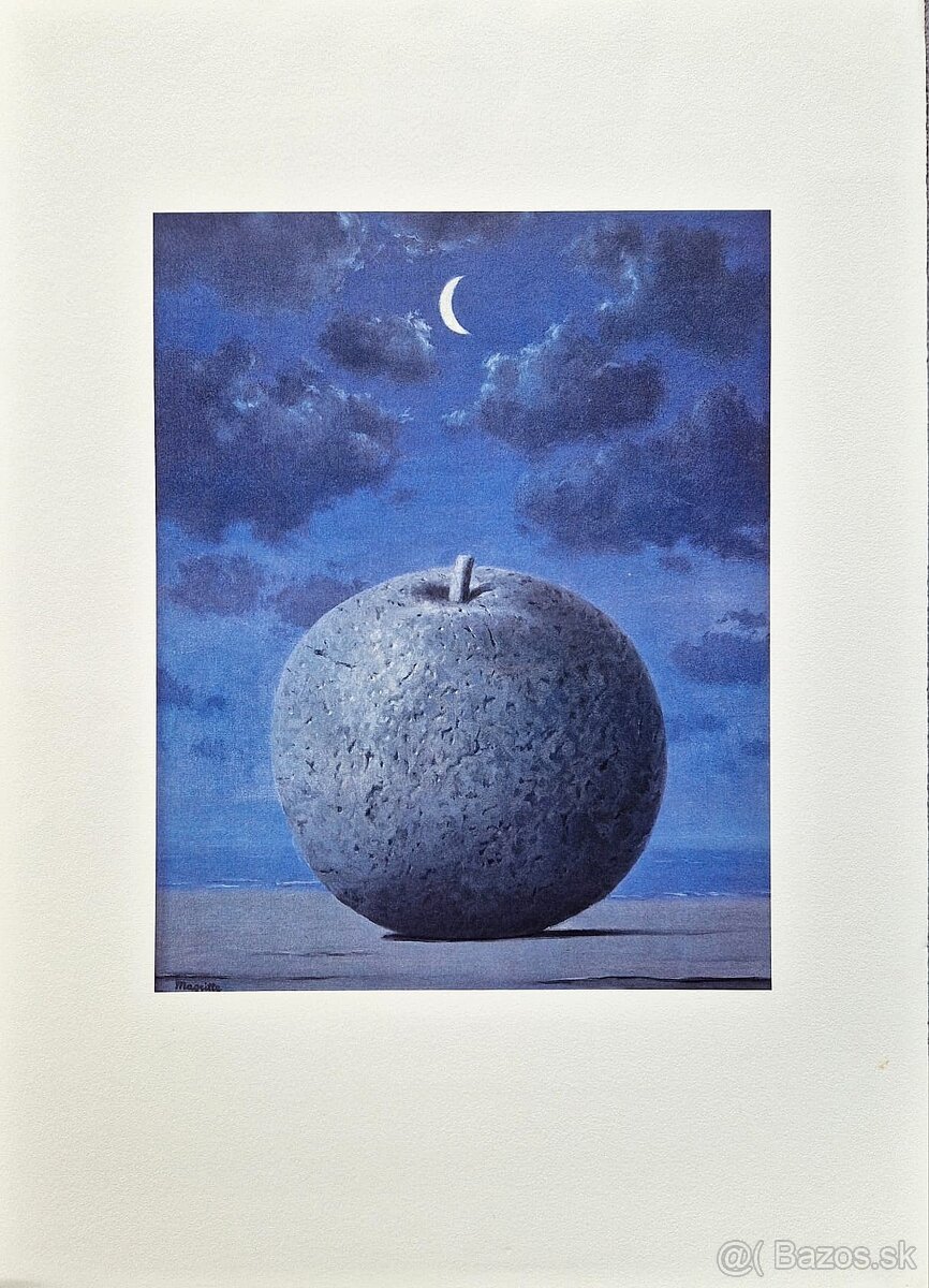 René Magritté - Souvenir de Voyage (1962) Granolitografia,