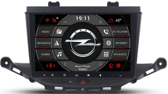 OPEL ASTRA K + MOKKA dotykova andorid navi gps ubs bt wifi