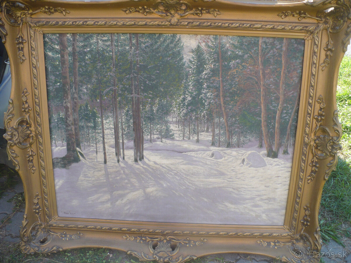 Viktor Olgyai - zimná krajina