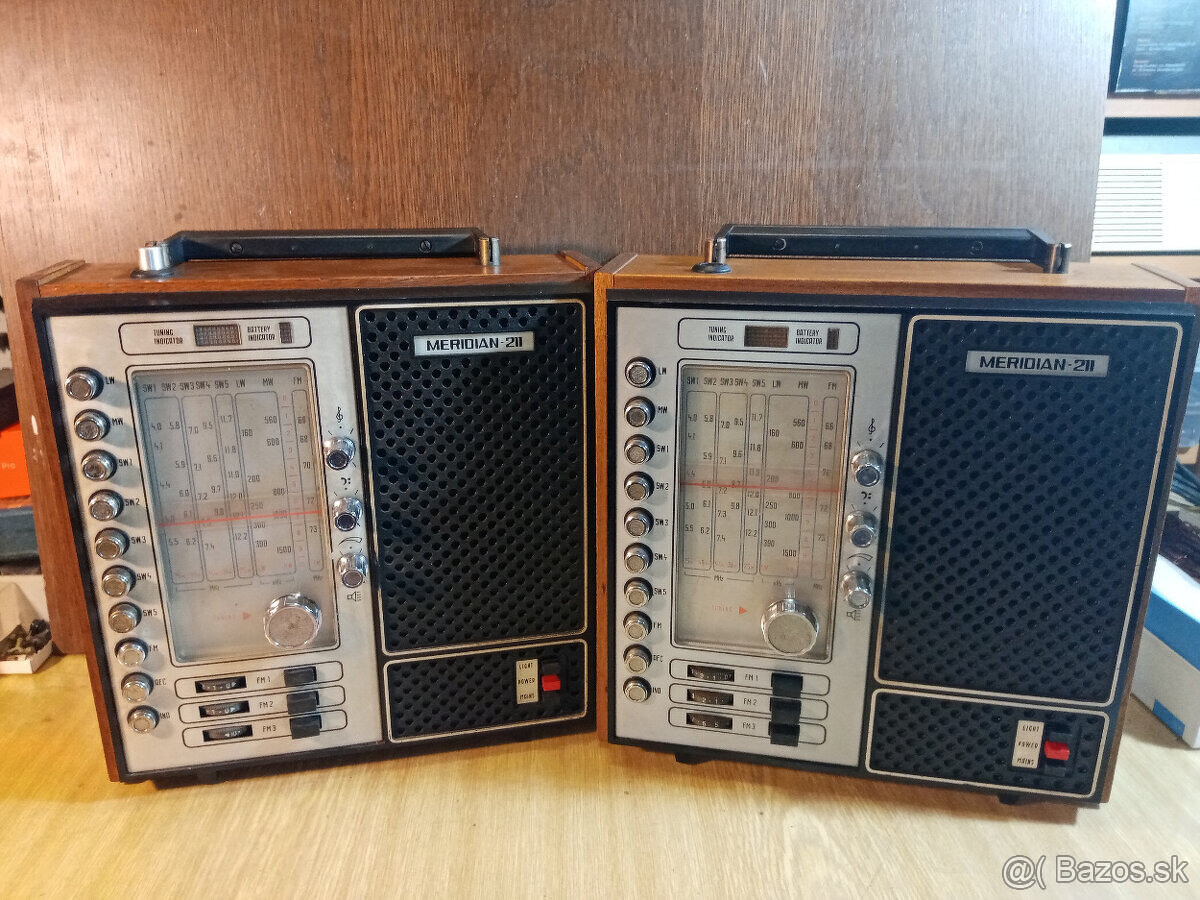 RADIO MERIDIAN – tranzistorové rádiá