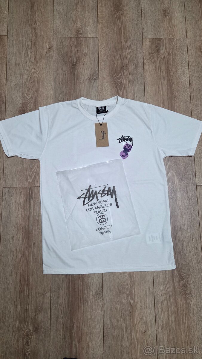Stüssy Fuzzy Dice Tee white/purple