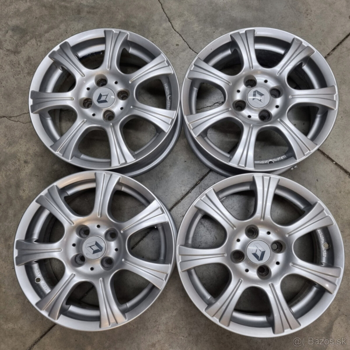 Hliníkové disky 4x100 R15 6,5J ET42