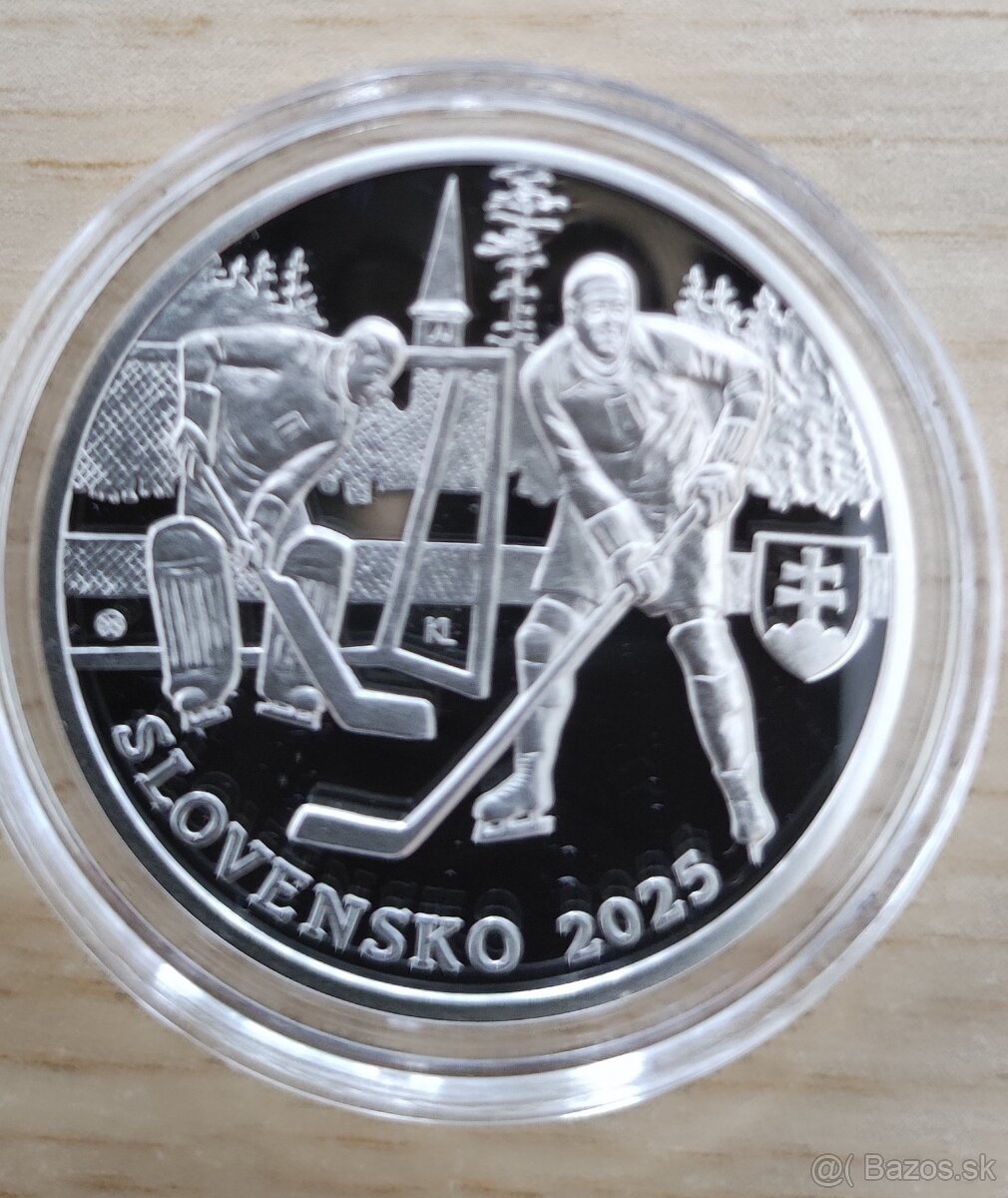 Predám 10e Majstrovstvá Európy v hokeji Proof+Bk