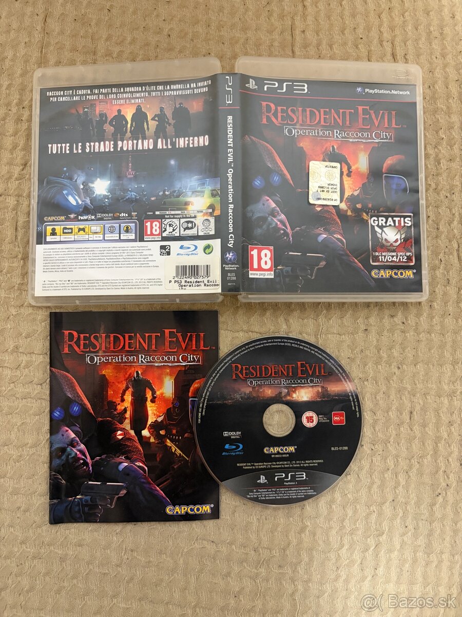 🎄Resident evil operation racoon city ps3🎄