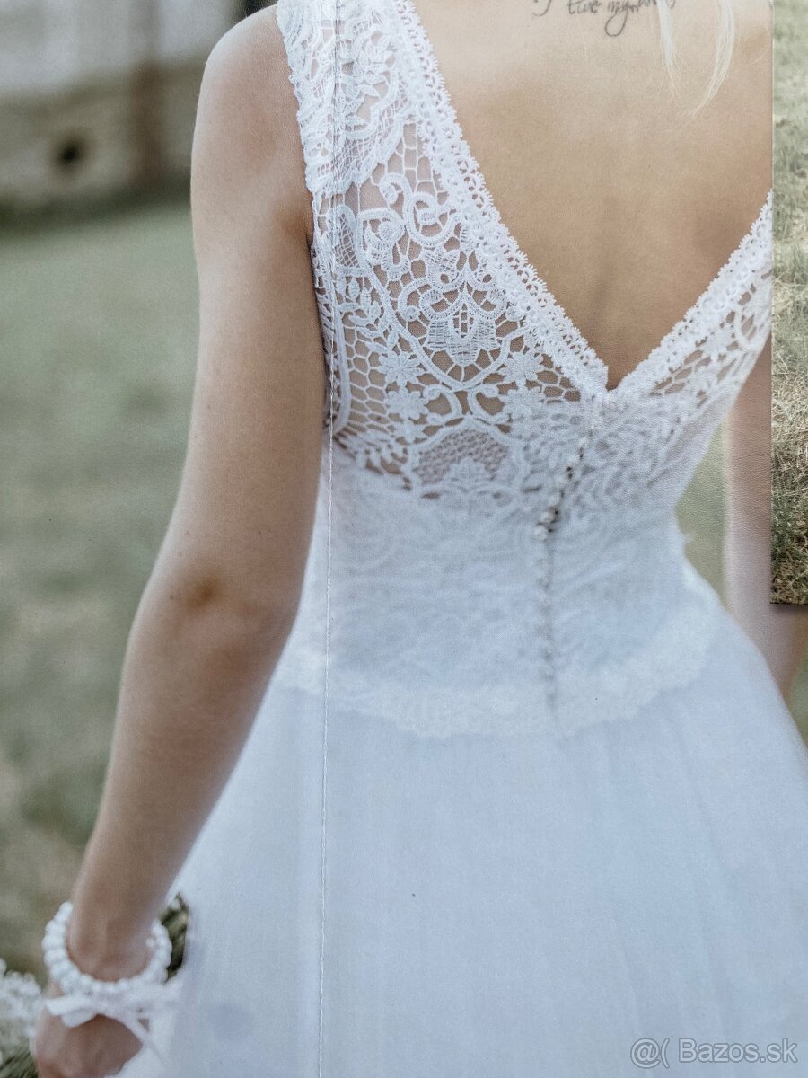 Jednoduche svadobne šaty