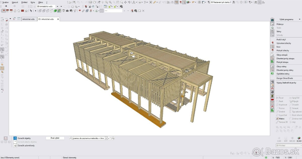 Kreslič, konštruktér, drevostavby, SEMA, BIM
