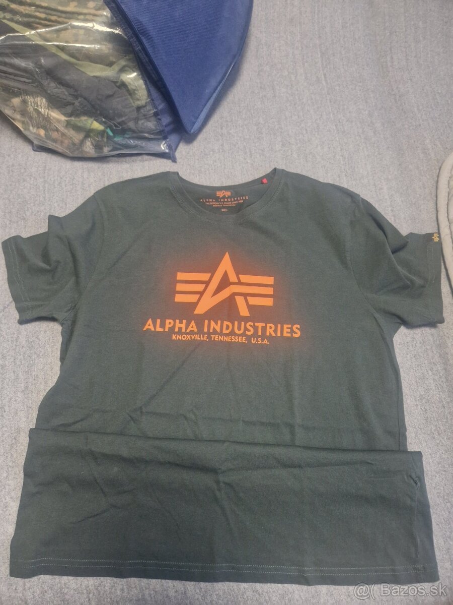 tričko alpha industries tvelkost L