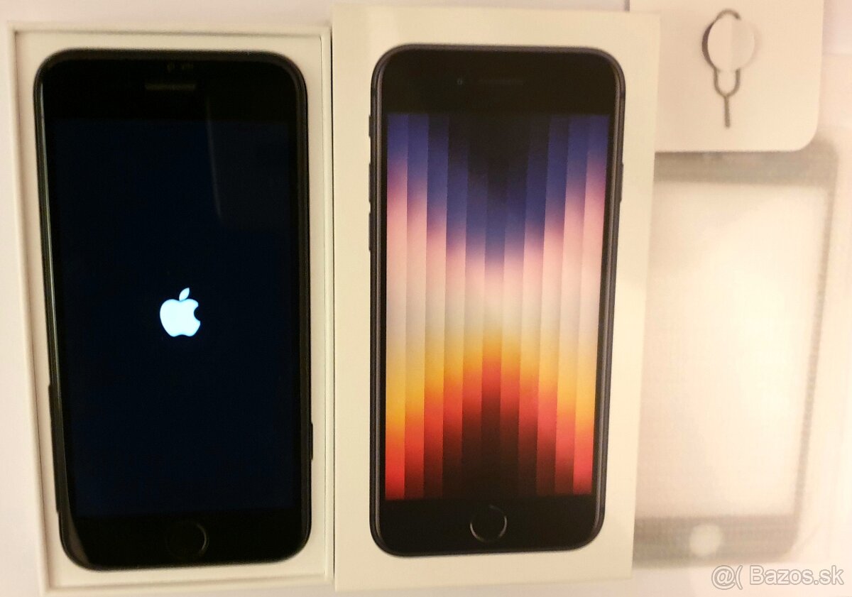 Predám iPhone SE 2022 128gb /3. gen./ - čierny.