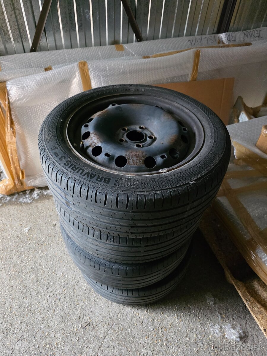 Plechové disky na gumy 195/55/R15