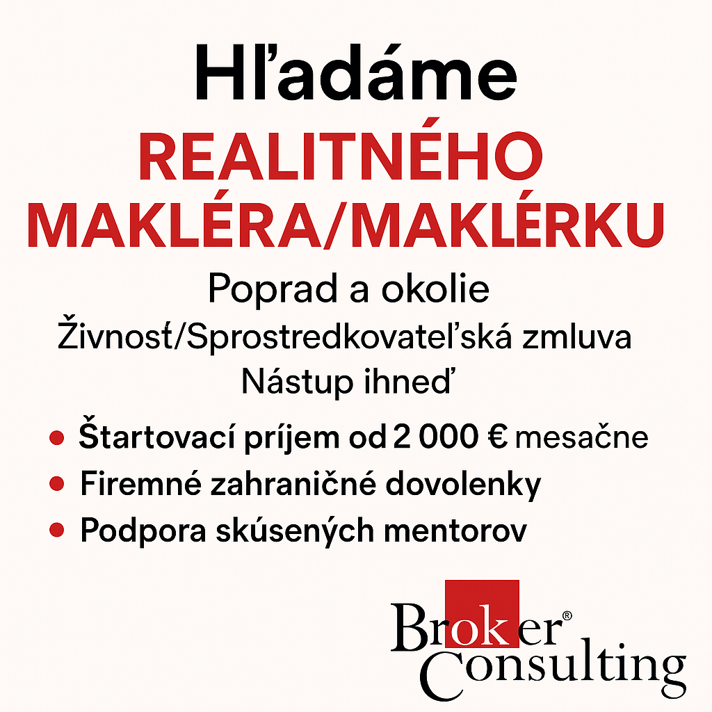 Realitný maklér / maklérka