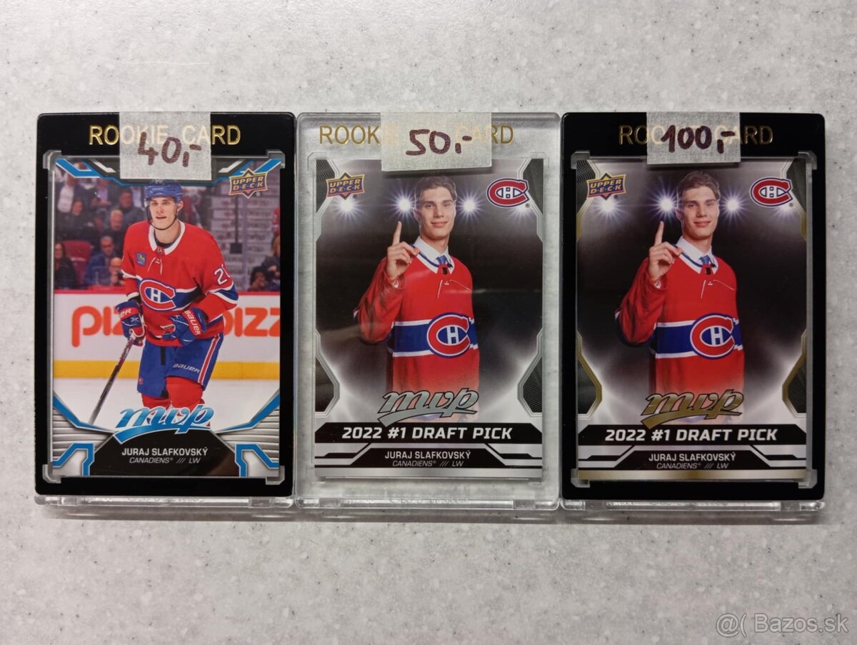 Juraj Slafkovský - hokejové karty NHL