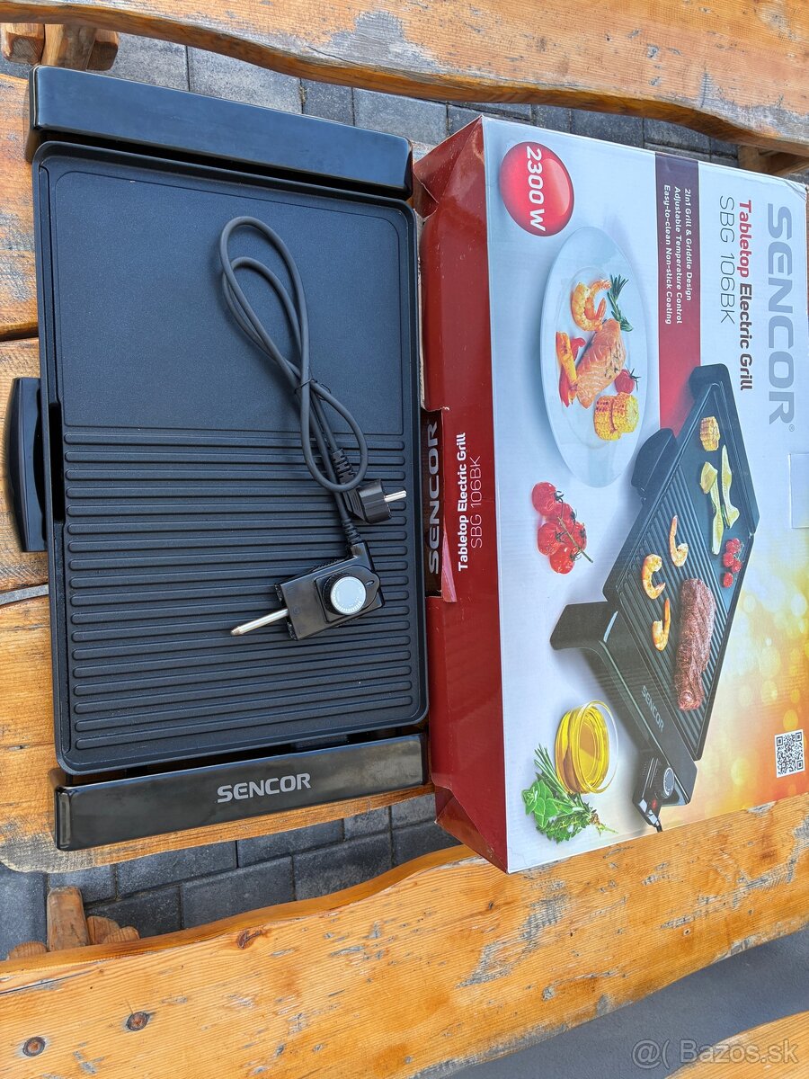 Predám stolný elektrický gril Sencor SBG 106BK