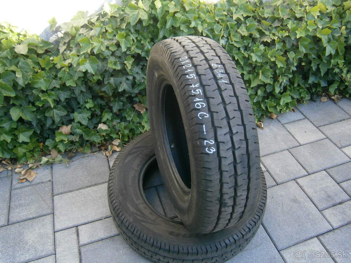 Predám 2x letné pneu OVATION 215/75 R16C 116/114R