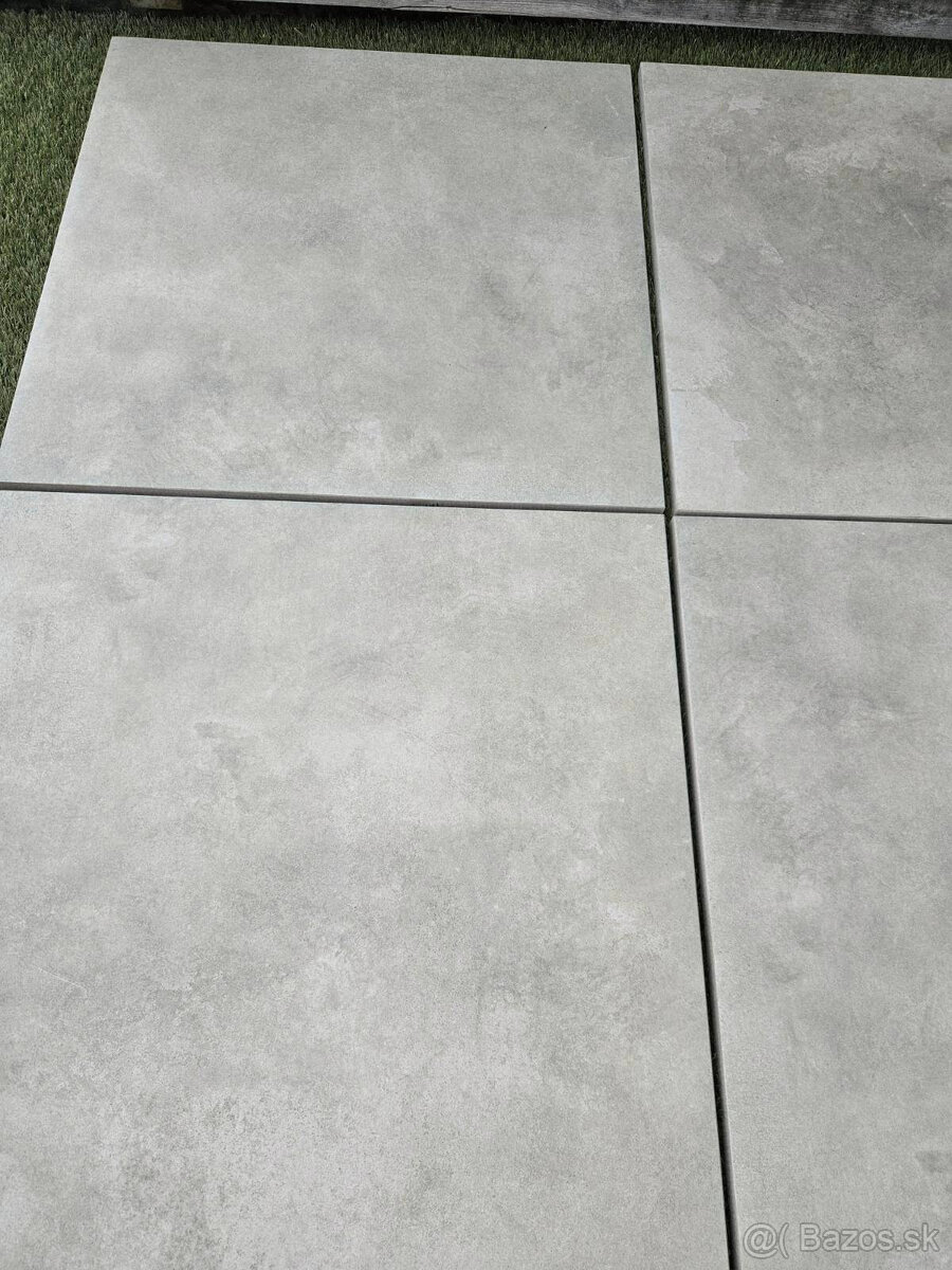 Dlažba na terče, 60x60x2cm,vhľad beton, protišmyk