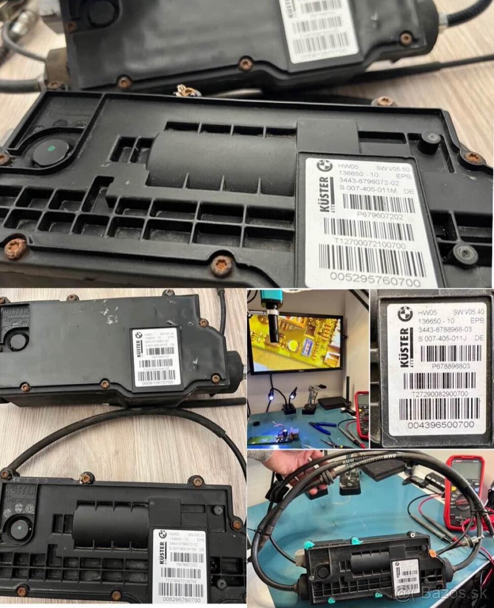 Opravá /mechanická ručná brzda BMW X5 E70 X6 E71 E72