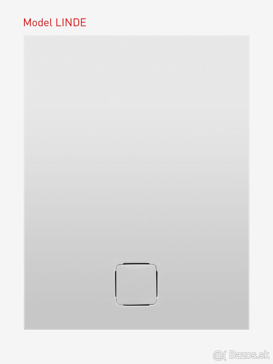 Sprchová vanička 120x80 dizajnová NOVÁ 2. trieda