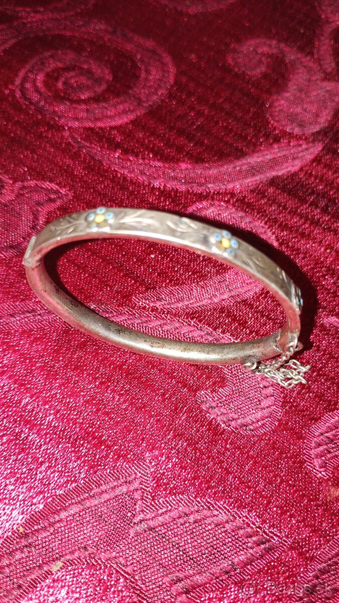 Starožitný náramok  Ag