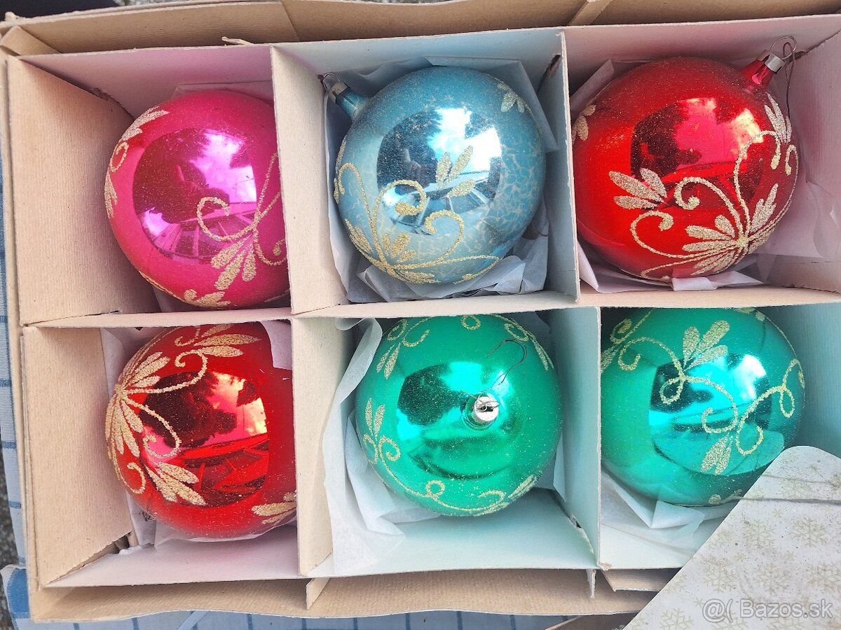 Retro vianočné ozdoby