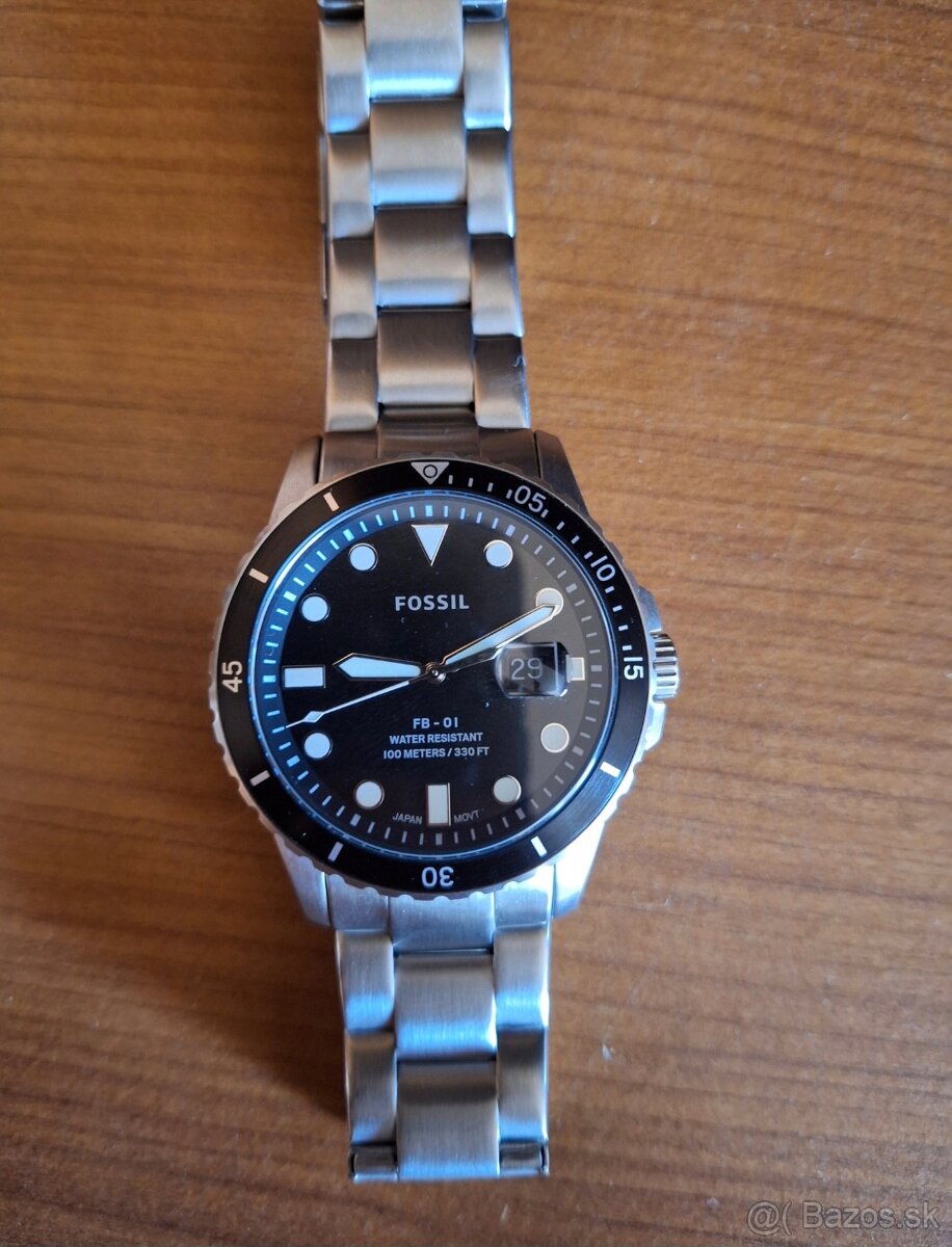 panske hodinky  FOSSIL FS5652 - Silver