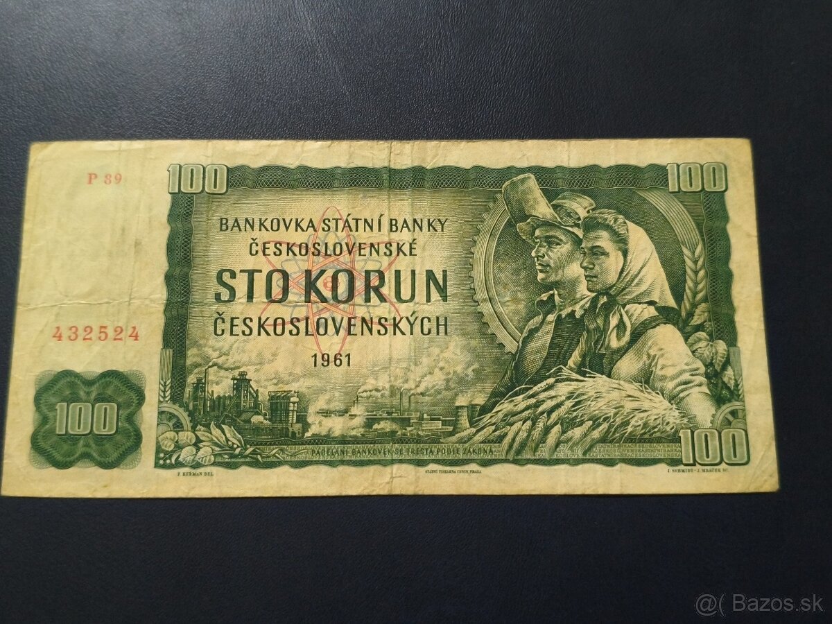 2kusy sto korún Československých