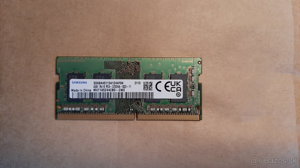 RAM 4GB DDR4 SODIMM 3200Mhz