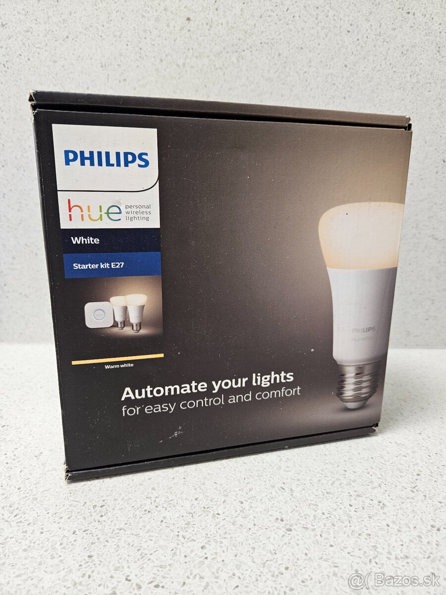 Philips Hue White 9,5 W 1100 E27 malý starter kit