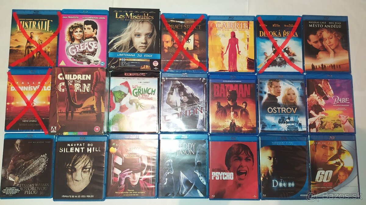 4K UHD Bluray, blu ray filmy s českým dabing ceny 26.04.2015