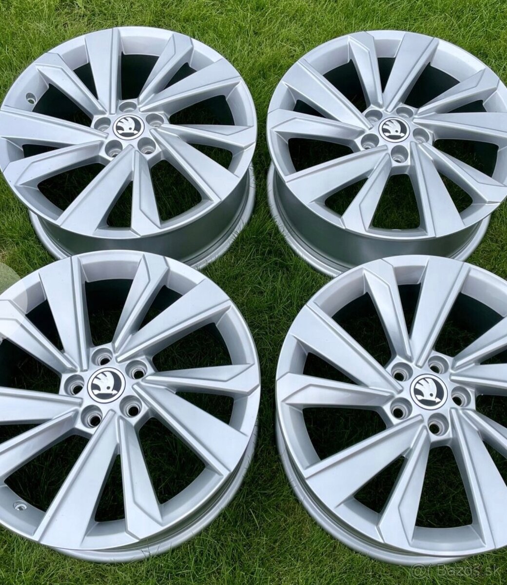 Alu disky 5x100 r17 škoda fabia Rapid Scala Kamiq T-Cross