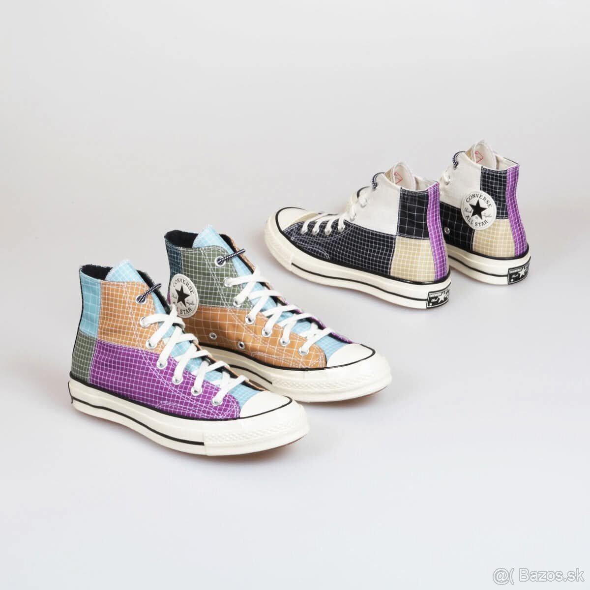 2 pary vysokych tenisiek Converse 42.5 (27.5cm) RIPSTOP